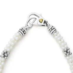 Cheap LAGOS Seven Silver Station Ceramic Bracelet | 5Mm