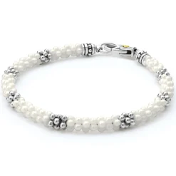 Cheap LAGOS Seven Silver Station Ceramic Bracelet | 5Mm