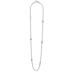Hot LAGOS Silver Caviar Beaded Necklace