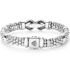 Flash Sale LAGOS Silver Caviar Buckle Bracelet | 9Mm