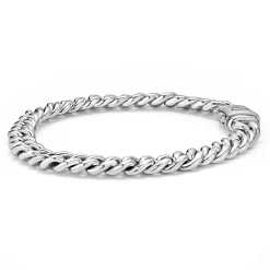 Cheap LAGOS Silver Curb Chain Bracelet | 8Mm