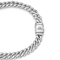 Cheap LAGOS Silver Curb Chain Bracelet | 8Mm