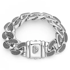 Cheap LAGOS Silver Curb Link Bracelet | 19Mm