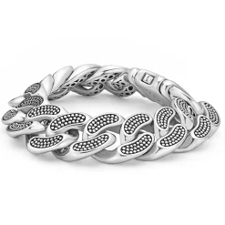 Cheap LAGOS Silver Curb Link Bracelet | 19Mm