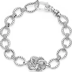 Outlet LAGOS Silver Love Knot Link Bracelet