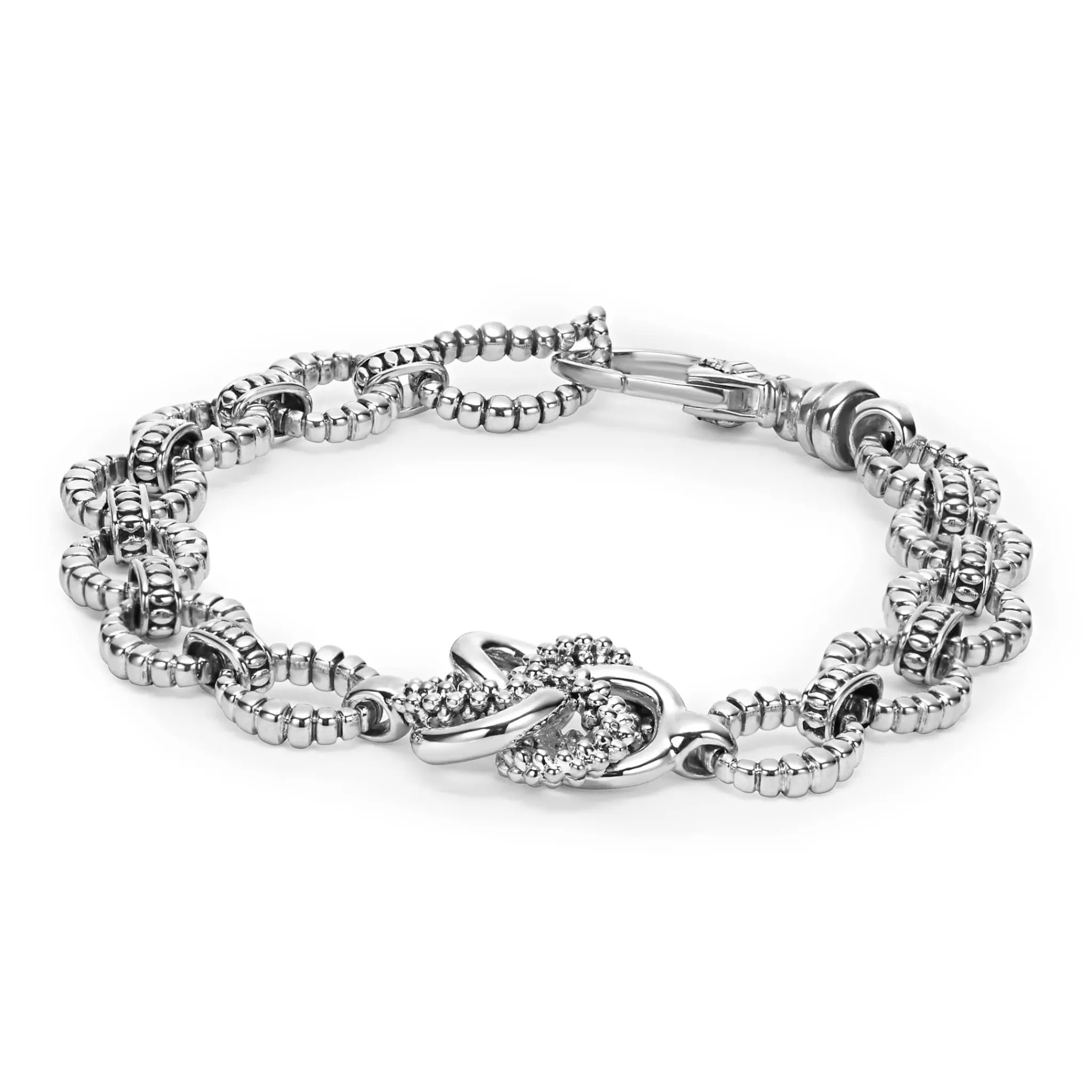 Outlet LAGOS Silver Love Knot Link Bracelet