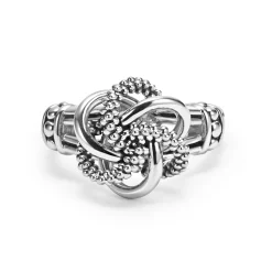 Clearance LAGOS Silver Love Knot Ring