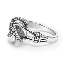 Clearance LAGOS Silver Love Knot Ring
