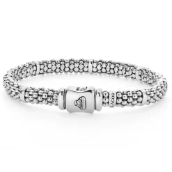Online LAGOS Silver Station Caviar Bracelet | 6Mm