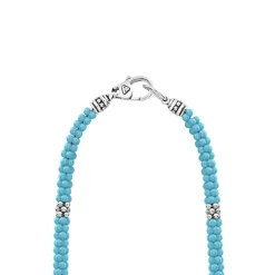 Flash Sale LAGOS Silver Station Ceramic Beaded Necklace 5Mm