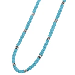 Flash Sale LAGOS Silver Station Ceramic Beaded Necklace 5Mm