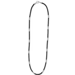 Online LAGOS Silver Station Ceramic Beaded Necklace