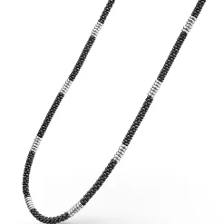 Online LAGOS Silver Station Ceramic Beaded Necklace