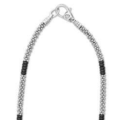 Flash Sale LAGOS Silver Station Ceramic Beaded Necklace