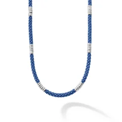 Flash Sale LAGOS Silver Station Ceramic Beaded Necklace | 3Mm