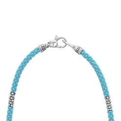 Discount LAGOS Silver Station Ceramic Beaded Necklace 3Mm