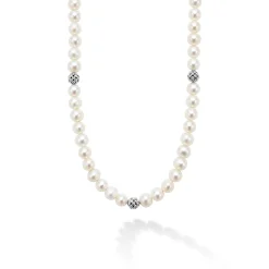Cheap LAGOS Silver Station Pearl Necklace