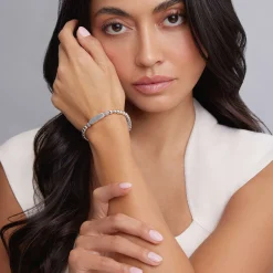 Cheap LAGOS Silver Station Stretch Bead Bracelet