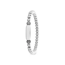 Cheap LAGOS Silver Station Stretch Bead Bracelet
