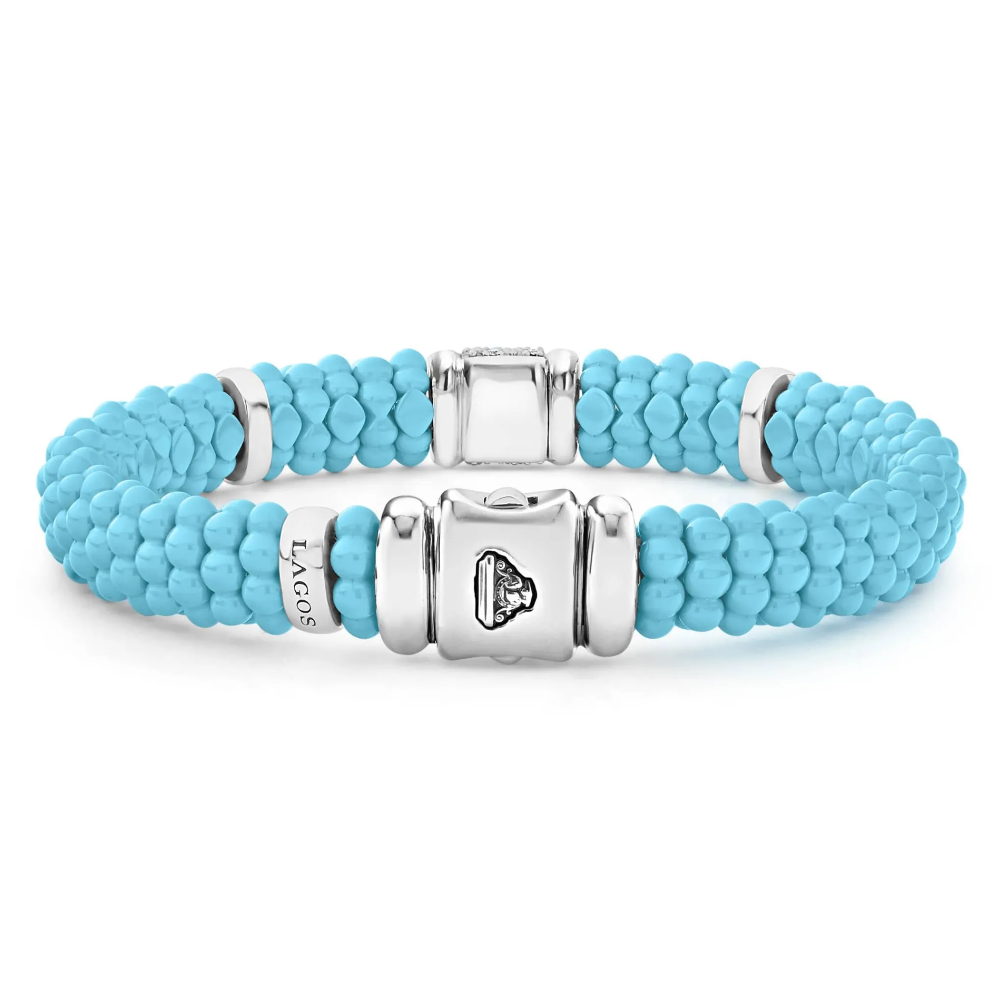 Cheap LAGOS Single Station Ceramic Diamond Bracelet | 9Mm