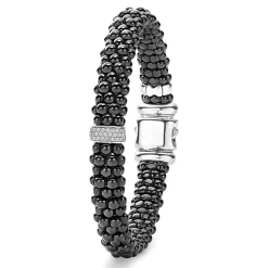 Fashion LAGOS Single Station Ceramic Diamond Bracelet | 9Mm
