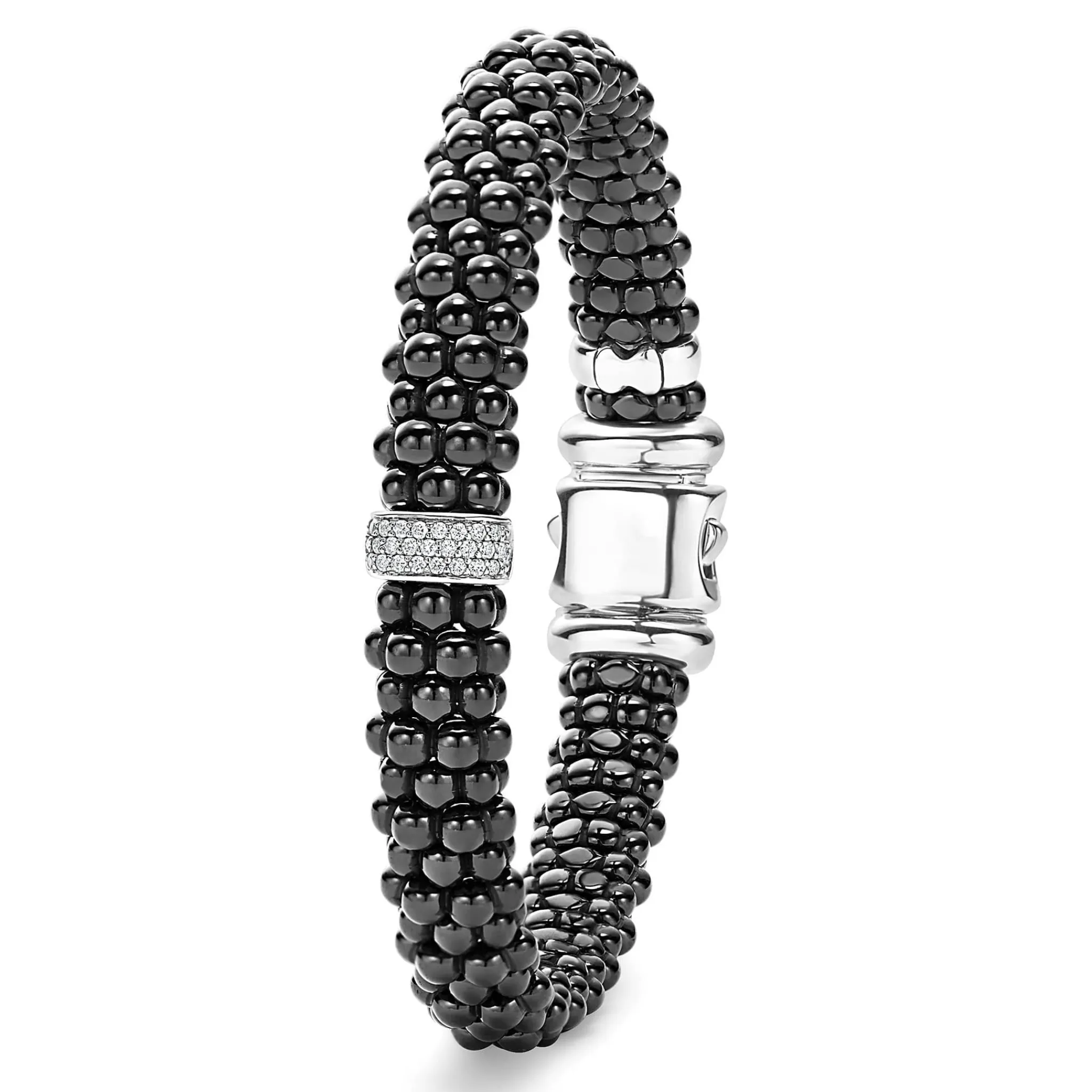 Fashion LAGOS Single Station Ceramic Diamond Bracelet | 9Mm