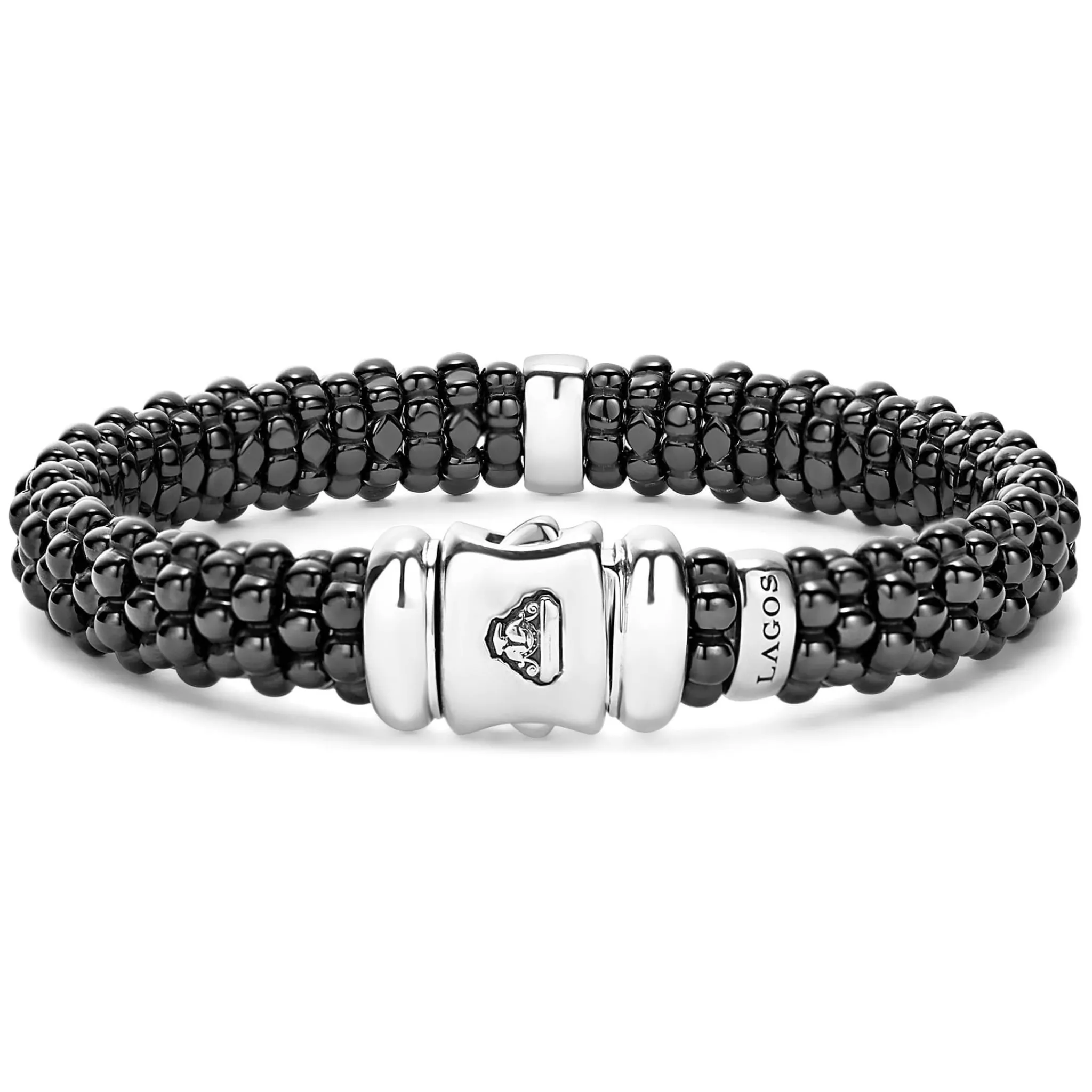 Fashion LAGOS Single Station Ceramic Diamond Bracelet | 9Mm