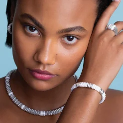 Flash Sale LAGOS Single Station Diamond Caviar Necklace