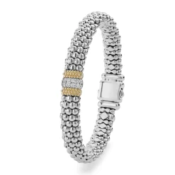 Flash Sale LAGOS Single Station Diamond Caviar Bracelet | 9Mm