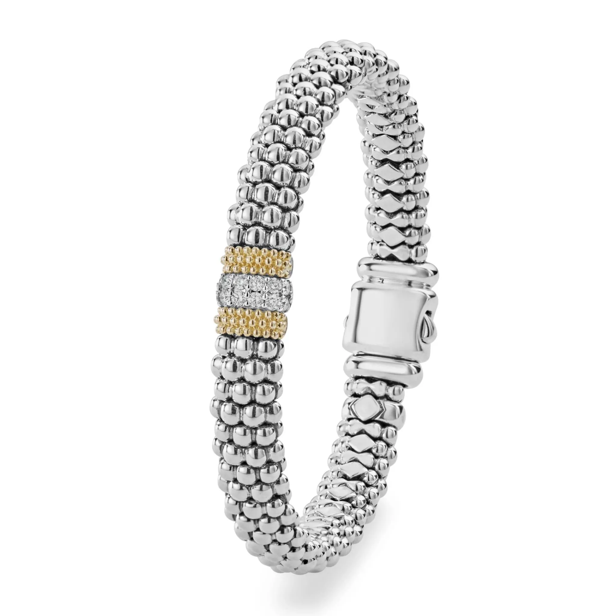 Flash Sale LAGOS Single Station Diamond Caviar Bracelet | 9Mm