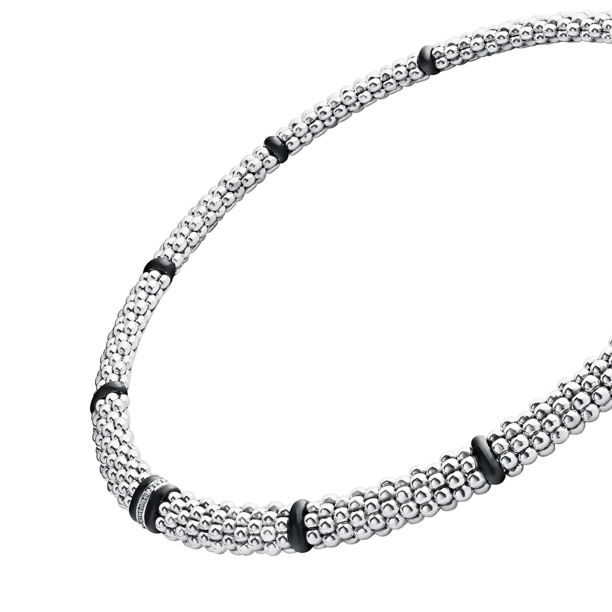 New LAGOS Single Station Diamond Caviar Necklace