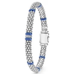 Best Sale LAGOS Single Station Diamond Caviar Bracelet | 6Mm