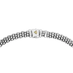 Fashion LAGOS Single Station Diamond Caviar Necklace