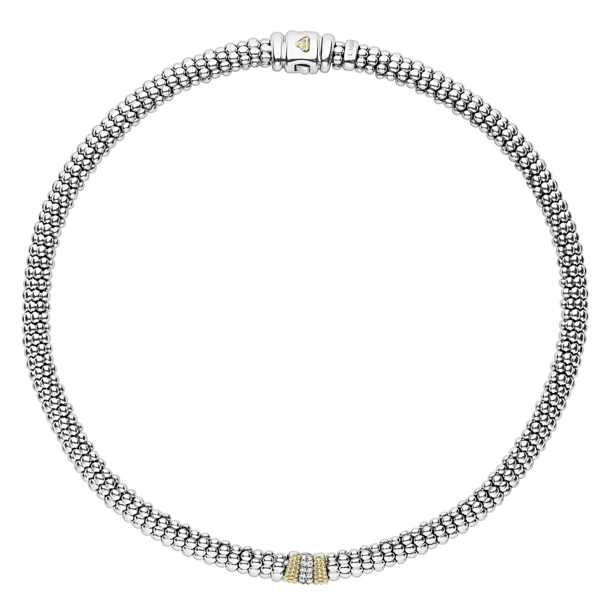 Shop LAGOS Single Station Diamond Caviar Necklace