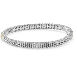 Fashion LAGOS Single Station Diamond Caviar Bracelet | 6Mm