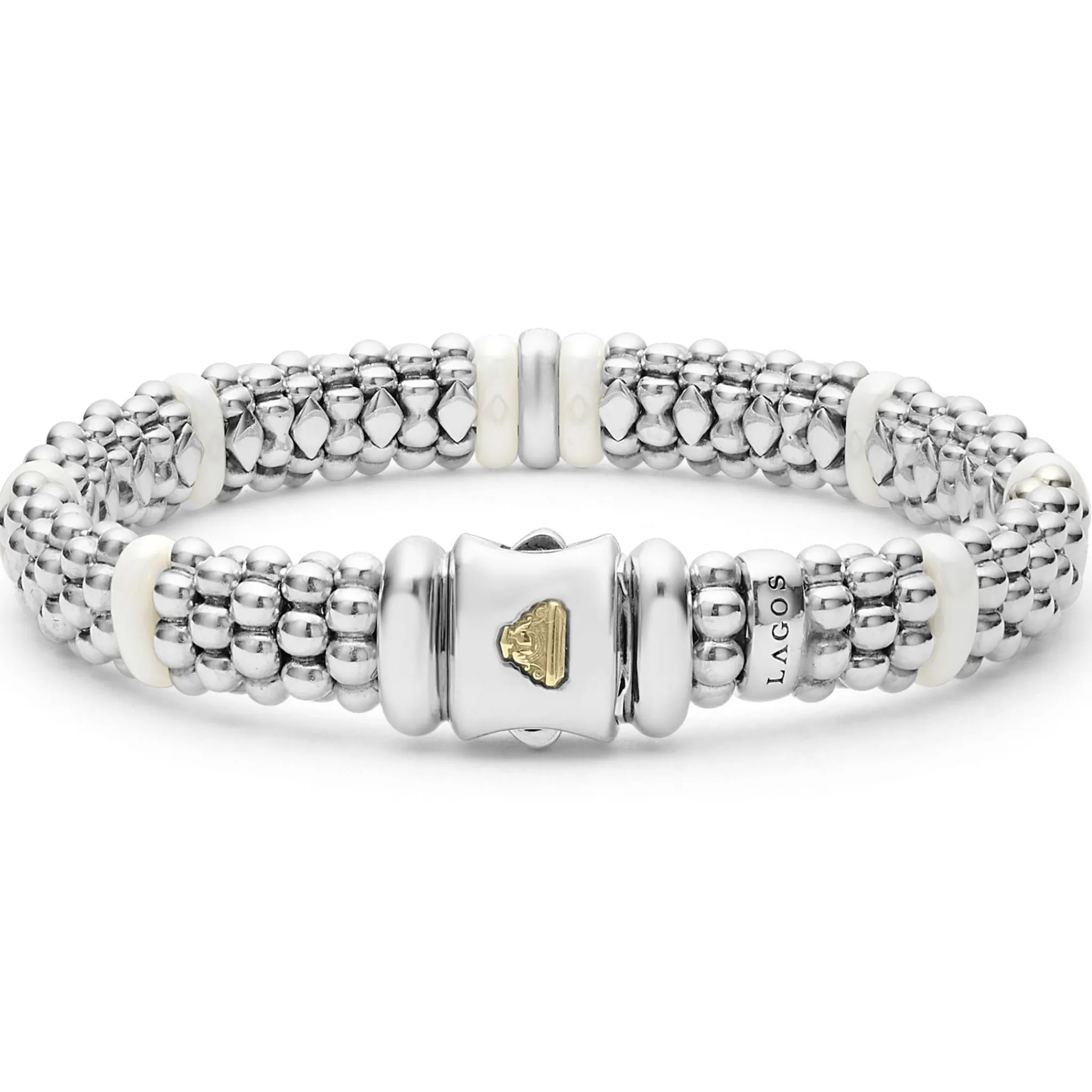 Sale LAGOS Single Station Diamond Caviar Bracelet | 9Mm