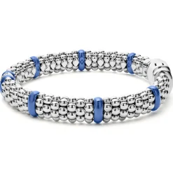 New LAGOS Single Station Diamond Caviar Bracelet | 9Mm