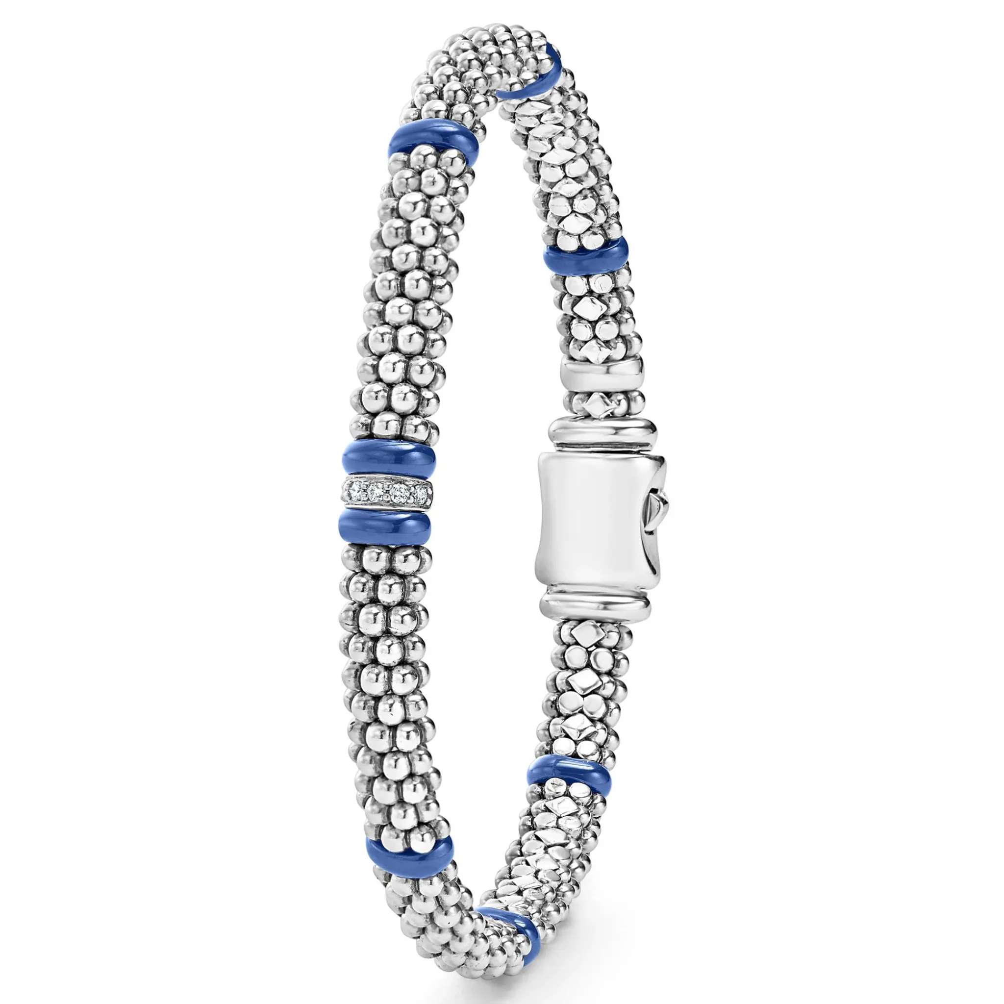 Online LAGOS Single Station Diamond Caviar Bracelet | 6Mm