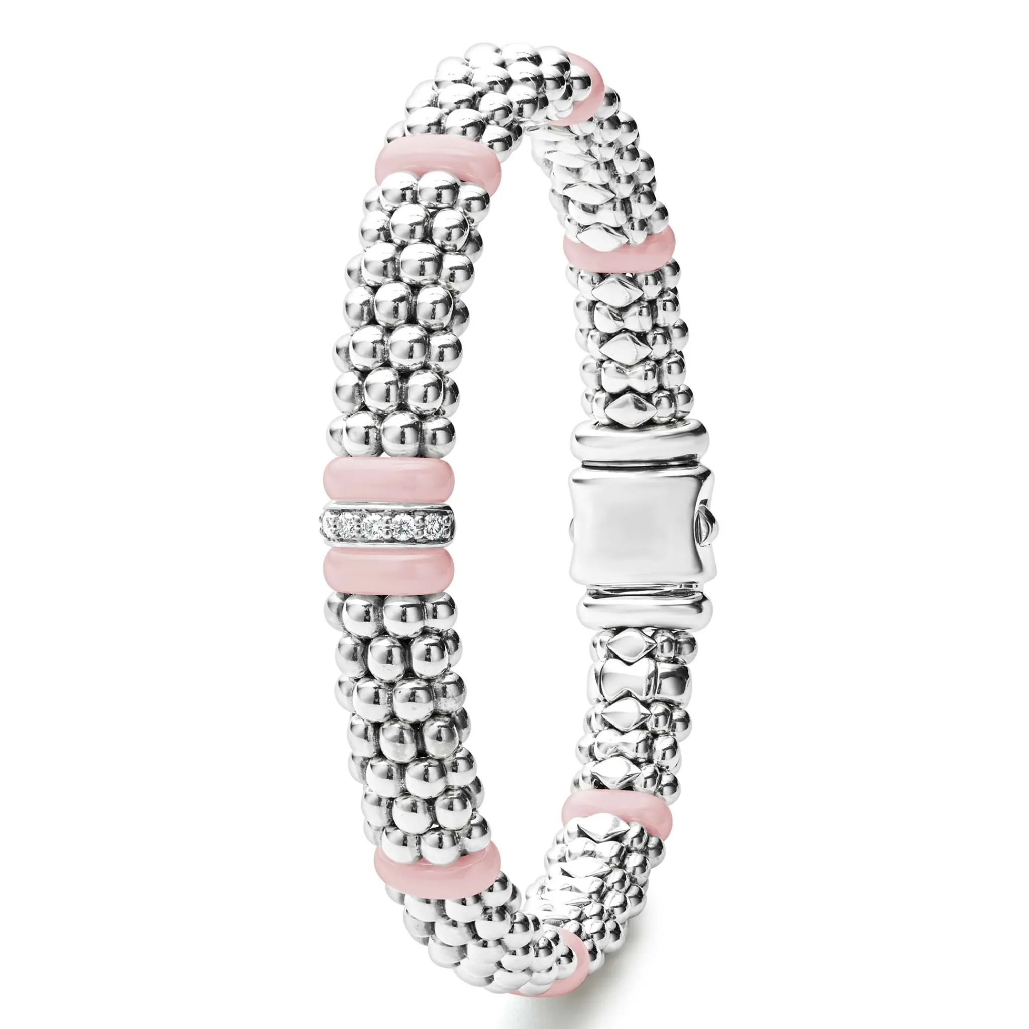 Outlet LAGOS Single Station Diamond Caviar Bracelet | 9Mm