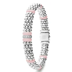 Best Sale LAGOS Single Station Diamond Caviar Bracelet | 9Mm