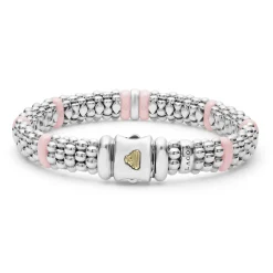 Best Sale LAGOS Single Station Diamond Caviar Bracelet | 9Mm