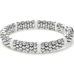 Best Sale LAGOS Single Station Diamond Caviar Bracelet | 9Mm