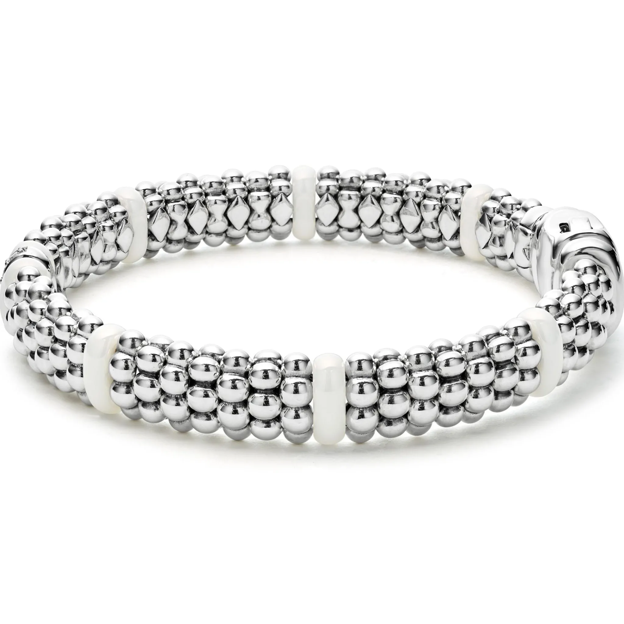Best Sale LAGOS Single Station Diamond Caviar Bracelet | 9Mm