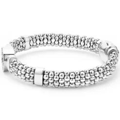 Discount LAGOS Single Station Diamond Circle Caviar Bracelet | 9Mm