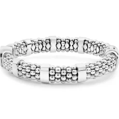 Online LAGOS Single Station Diamond Circle Caviar Bracelet | 9Mm