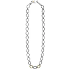 Cheap LAGOS Single Station Diamond Link Necklace
