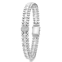 Hot LAGOS Single Station Diamond Link Bracelet
