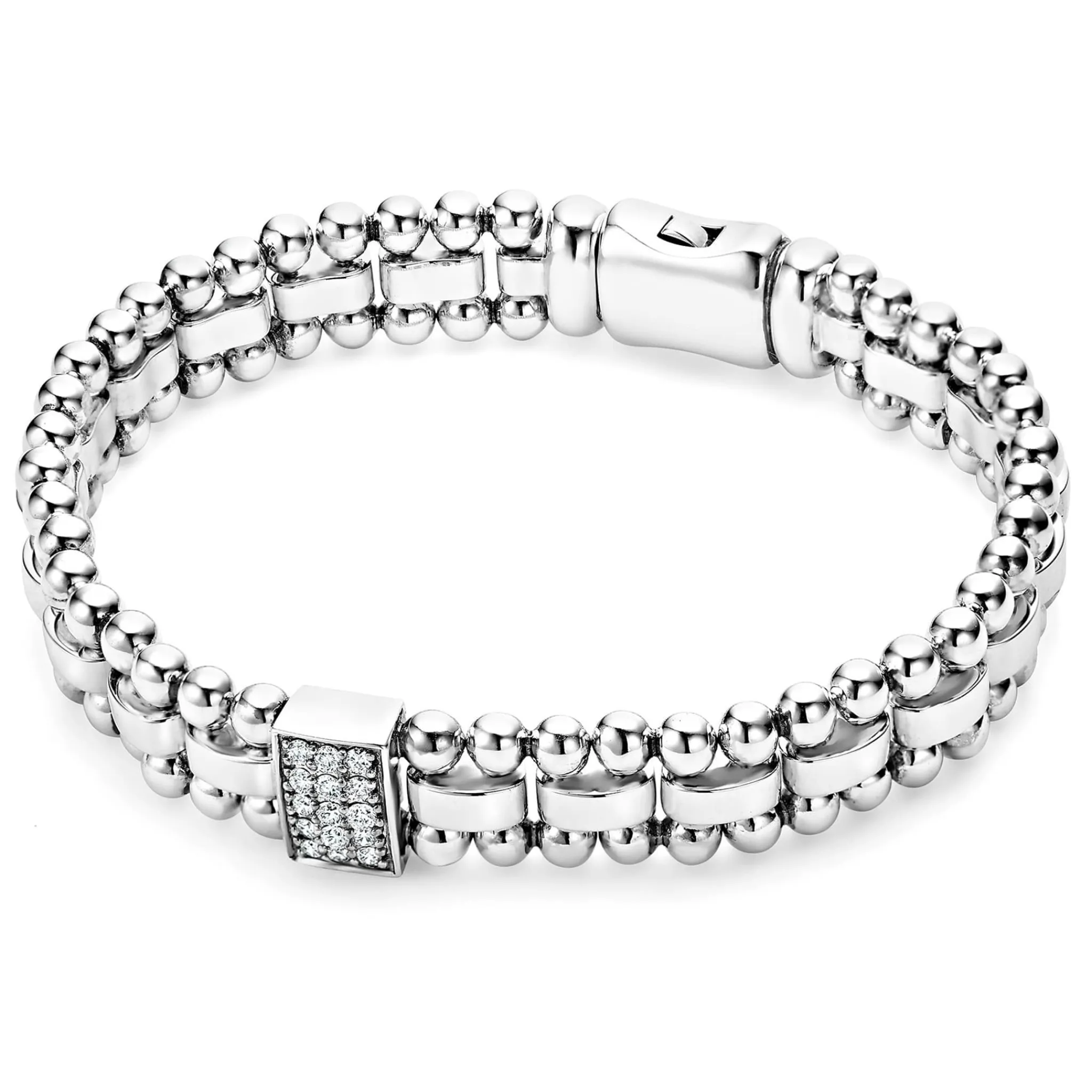 Best Sale LAGOS Single Station Diamond Link Bracelet