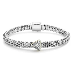 Sale LAGOS Single Station Pyramid Diamond Caviar Bracelet | 6Mm