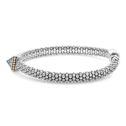 Sale LAGOS Single Station Pyramid Diamond Caviar Bracelet | 6Mm